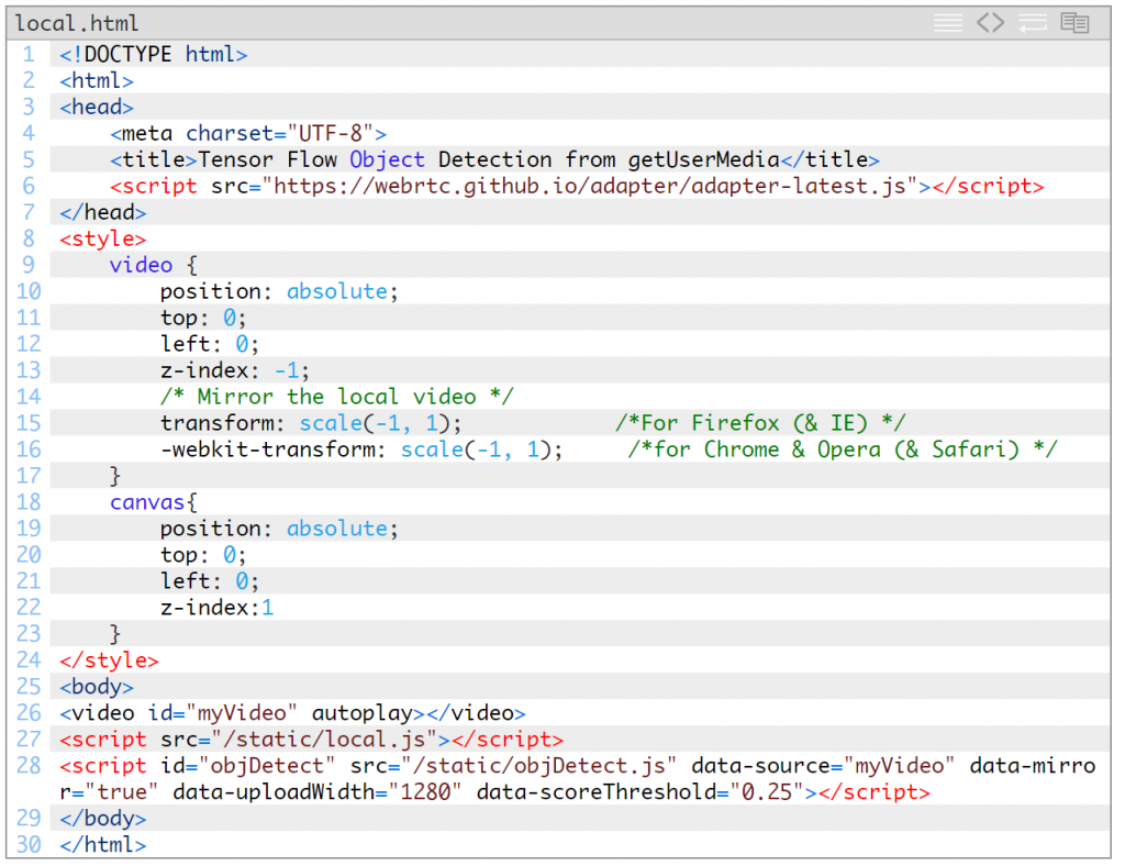 利用RTC和TensorFlow通过网络实现计算机视觉3 RTC中文网最权威的RTC实时通信平台